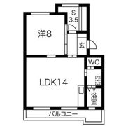 コーポのぐろの間取り画像