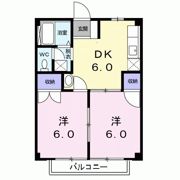 ユニハイム月尾Ⅱの間取り画像