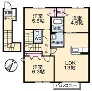 ウィステリアBの間取り画像