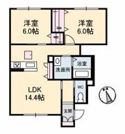 シャーメゾンガーデンズU A棟の間取り画像