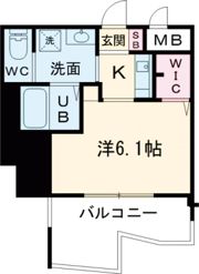 エステムコート神戸ハーバーランド前Ⅱの間取り画像