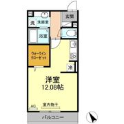 D-room花梨 D棟の間取り画像