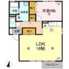 ハイツ田園 Ⅱ A棟の間取り画像