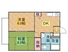 リバティ桜野Bの間取り画像