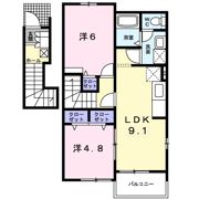 サンパティークAの間取り画像