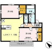 アプリコット．F Ⅰ棟の間取り画像