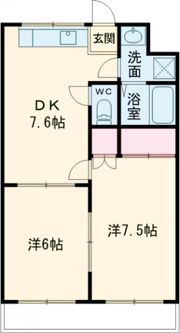 ハイムコンフォートの間取り画像