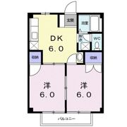 コーポアイガエリⅠの間取り画像