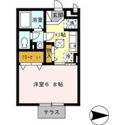 セジュール上熊本の間取り画像