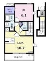 プレミア渡津の間取り画像