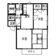 コリーヌ南Aの間取り画像