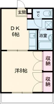 Pine Well駅前B棟の間取り画像
