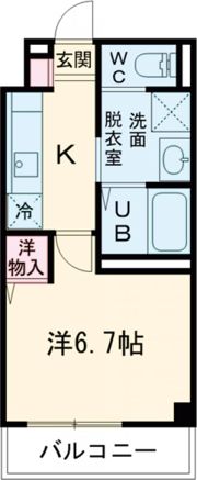 レガーロ雲井の間取り画像