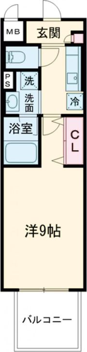 ヘスティア神戸の間取り画像