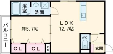 メゾングランディールの間取り画像