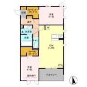 リシェス Ⅰの間取り画像