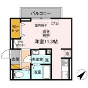 フランボワーズ中島の間取り画像