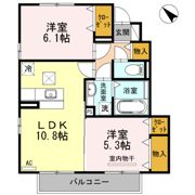 D-roomみやこBALの間取り画像