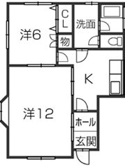 クレシェンテⅡの間取り画像