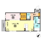 パークドオートム Aの間取り画像