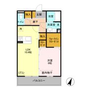 プレミール Bの間取り画像