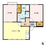プレミール東郷 Bの間取り画像