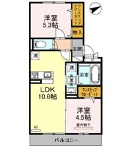 プラージュ sakigakeの間取り画像