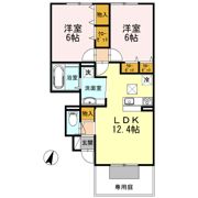 すずらんハイツの間取り画像