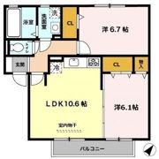 サワーフローラ A棟の間取り画像