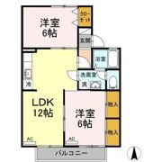 グランシャトー A棟の間取り画像