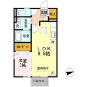 リビングタウン伏石 B棟の間取り画像