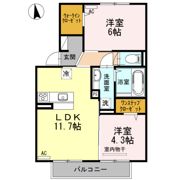 コンパルティアの間取り画像