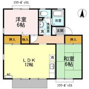クレール海原の間取り画像