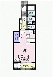 クラール東村 Fの間取り画像