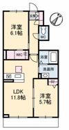 シャーメゾン瀬戸の間取り画像
