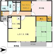 グリーンコートA･Bの間取り画像