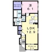 ミル ハピネス Cの間取り画像