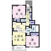 フリシュ シェーネ Eの間取り画像