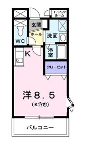 エレガンテ アピターレの間取り画像