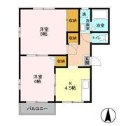 ハイツ・若草の間取り画像