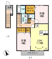 パレット Dの間取り画像