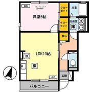 D-room秋月 C棟の間取り画像