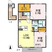 フルーレの間取り画像