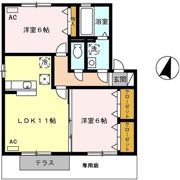 クレールシャンスの間取り画像