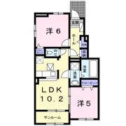 エアリー・ラブⅡ Aの間取り画像