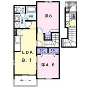 グリーンハイツIKEDA・Cの間取り画像