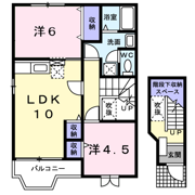 リバーサイド．K．笹原の間取り画像