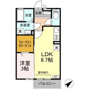 メゾンミュー A棟の間取り画像