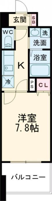 CASSIA住道の間取り画像