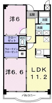 グランディ 東所沢の間取り画像